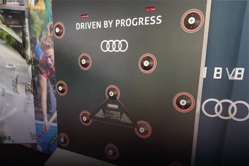 Batak Pro reaction wall being played