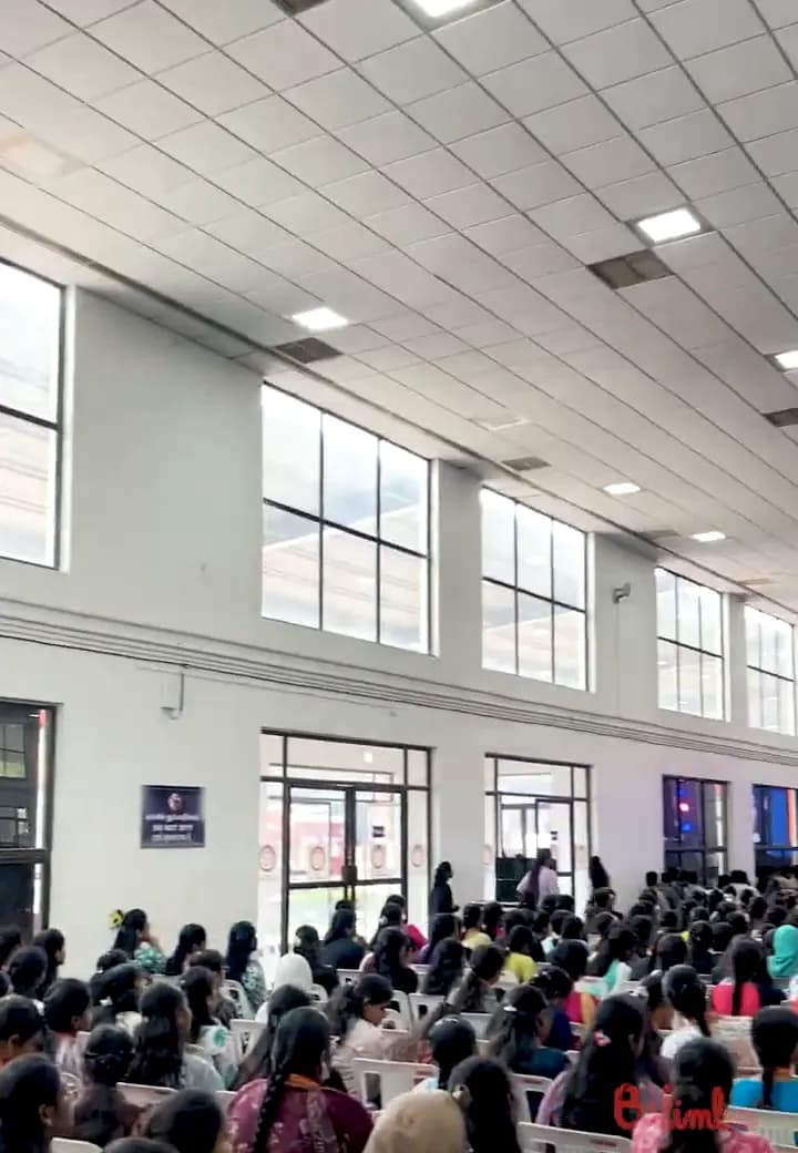 Full delegate hall at a conference